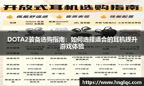 雷火电竞DOTA2装备选购指南:如何选择适合的耳机提升游戏体验